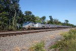 Amtrak 115 takes train 43 West toward Pittsburgh